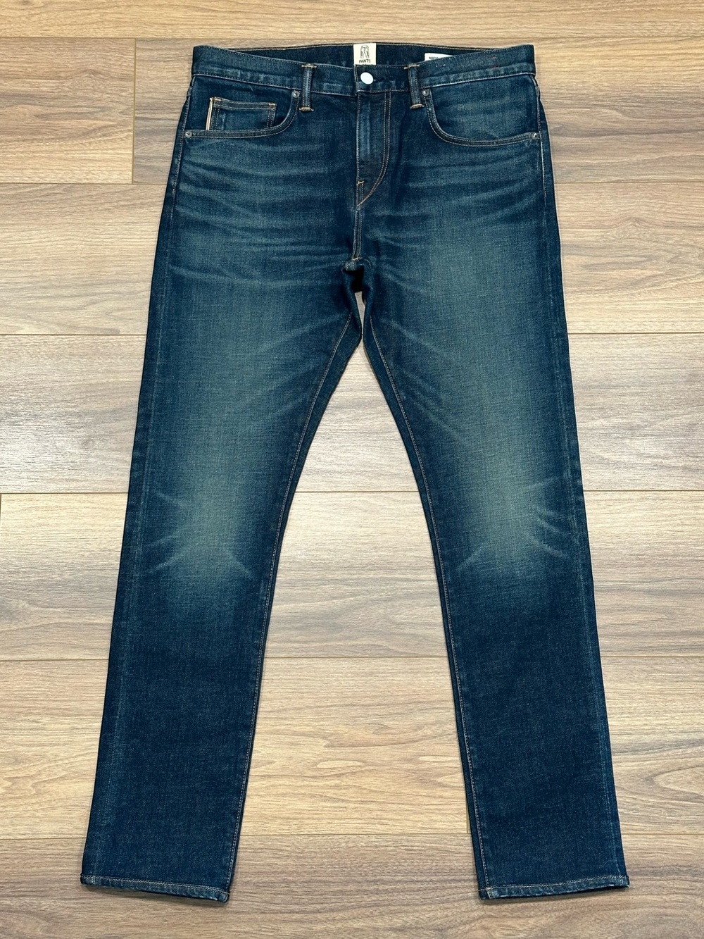 Hiroshi Kato The Scissors Slim Tapered Jean in Jett Size 33